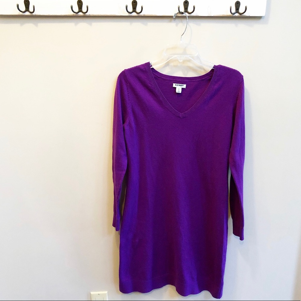 Old Navy - purple sweater dress